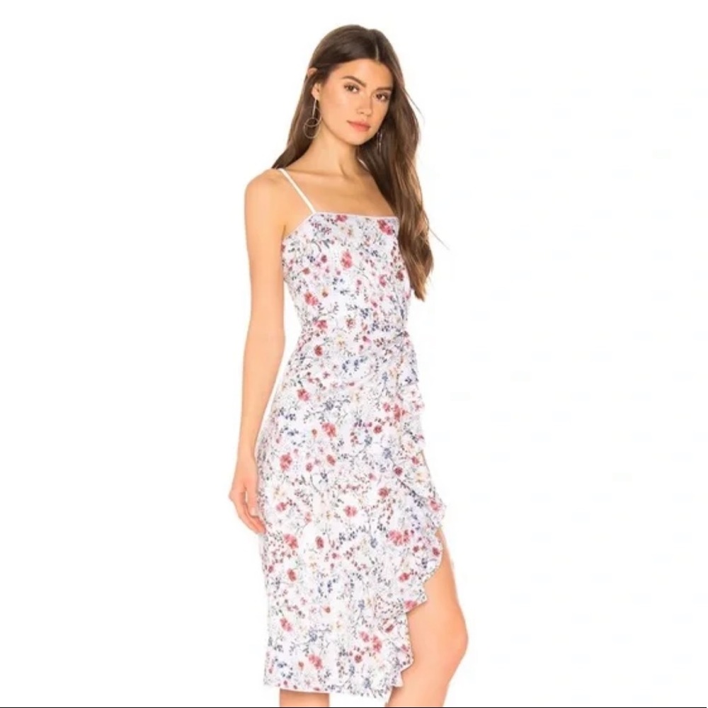 Majorelle Hayden Midi Dress in Vintage Multi